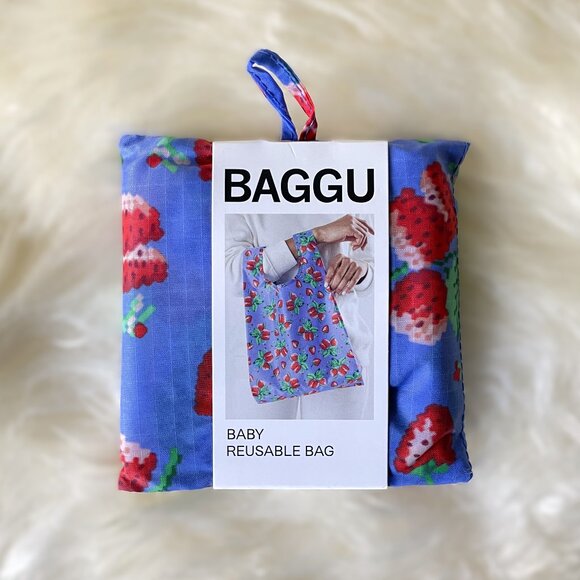 NWT Baby Baggu - Wild Strawberries - Picture 2 of 4